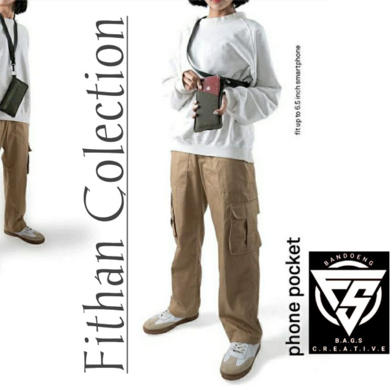 Sako Walet Tas Dompet gantung untuk Hp dan Kartu