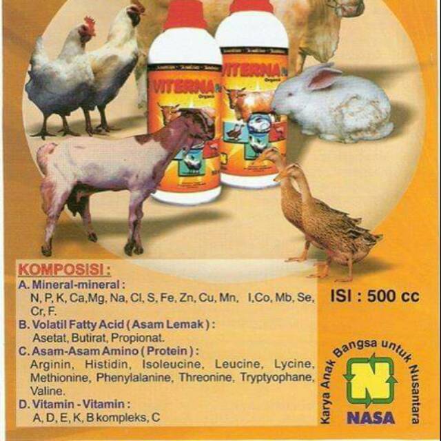 Viterna cair (vtn) & viterna serbuk (vtns)