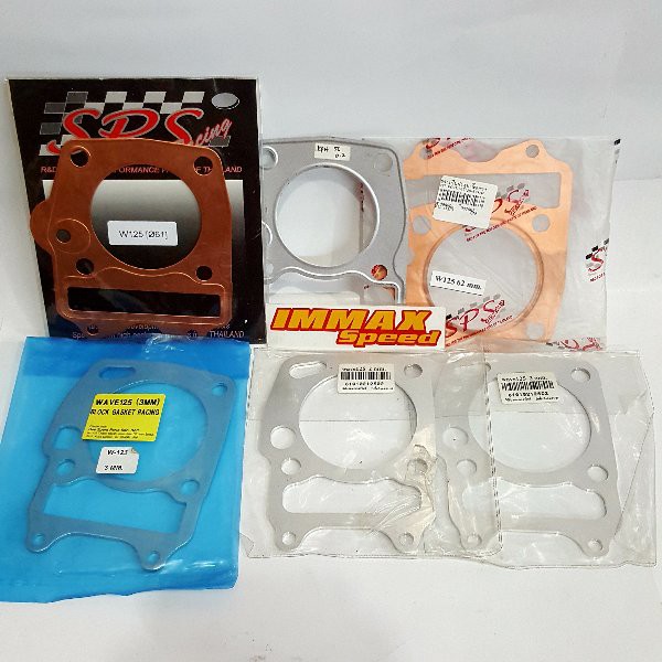 Paket Packing Gasket Block Head Silinder Alumunium Honda Supra 125 Karisma 2mm 3mm 2 3 mm 56mm 60mm