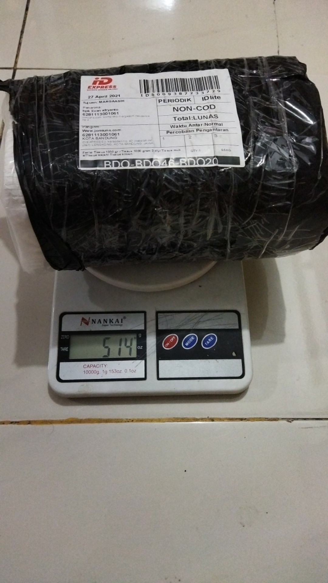 Facial Tissue 1000 Gr / Tissue 1000 Gram 2 Ply/ Tissue Muka/tissue Wajah/ Tissue Kiloan