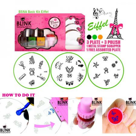 BLINK STAMPING NAIL ART BASIC KIT EIFFEL