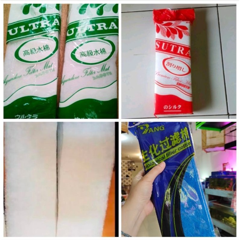 Kapas Filter Saringan Air Aquarium Kapas Saringan Air