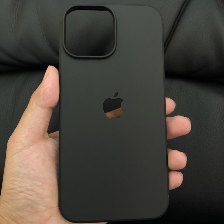 [TERLARIS] CASE IPHONE 13 PRO MAX / 13 PRO / 13 MINI / 13 SOFT CASE IPHONE PREMIUM BLACKDOFF CUT APP