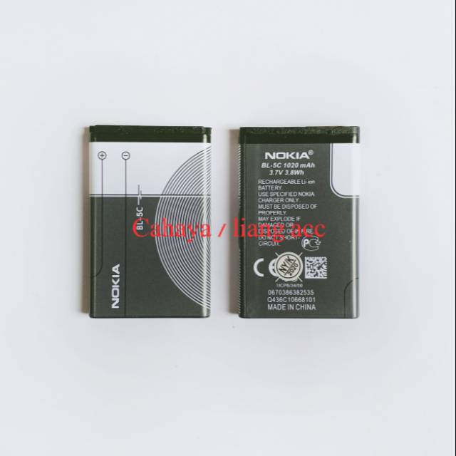 BATERAI NOKIA BL-5C BATTERY NOKIA BL 5C