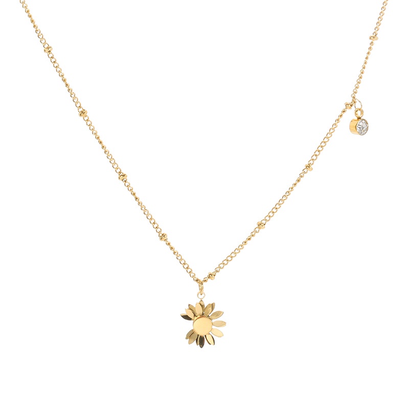 Kalung Desain Daisy Kecil Untuk Wanita