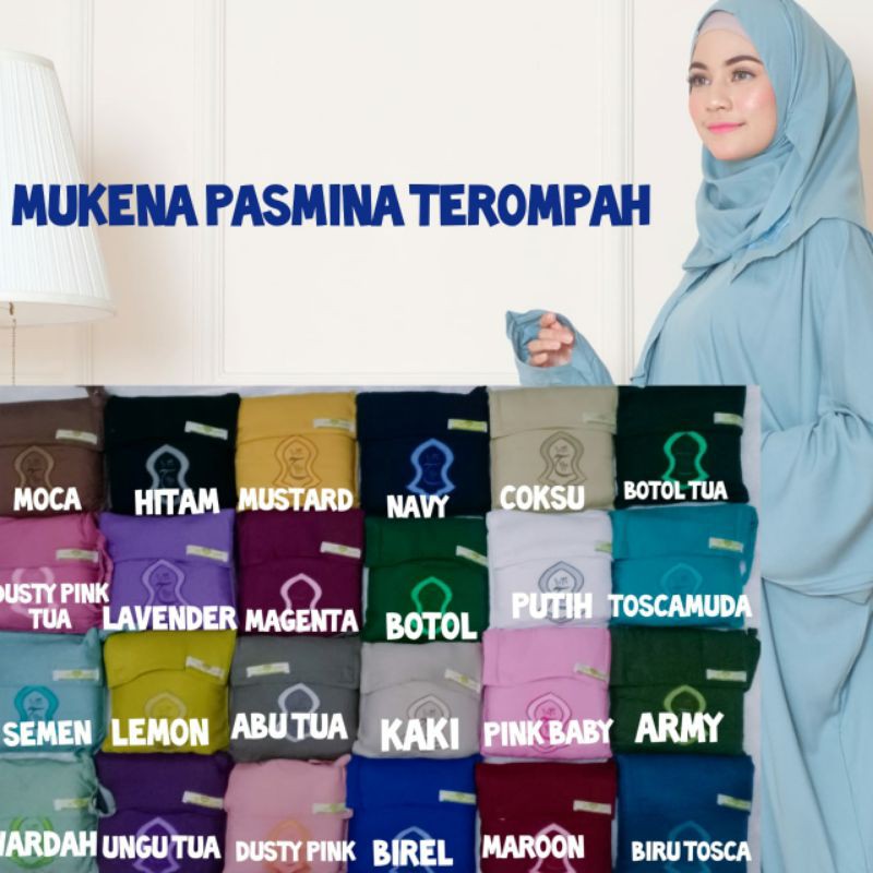 MUKENA TEROMPAH PASMINA