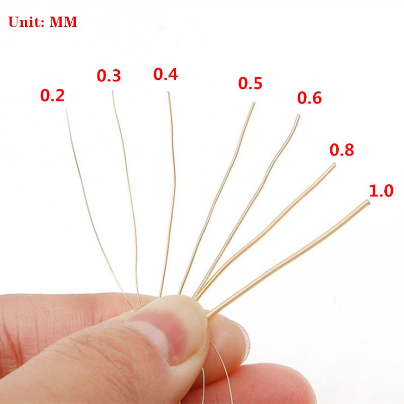 Kawat Tembaga 0.2/0.3/0.4/0.5/0.6/0.7/0.8/1.0mm Untuk Membuat Perhiasan Diy