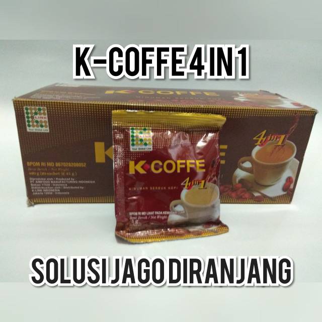 

Coffe 4 in 2 / Kopi Ginseng / Kopi Herbal / Coffe Stamina Pria