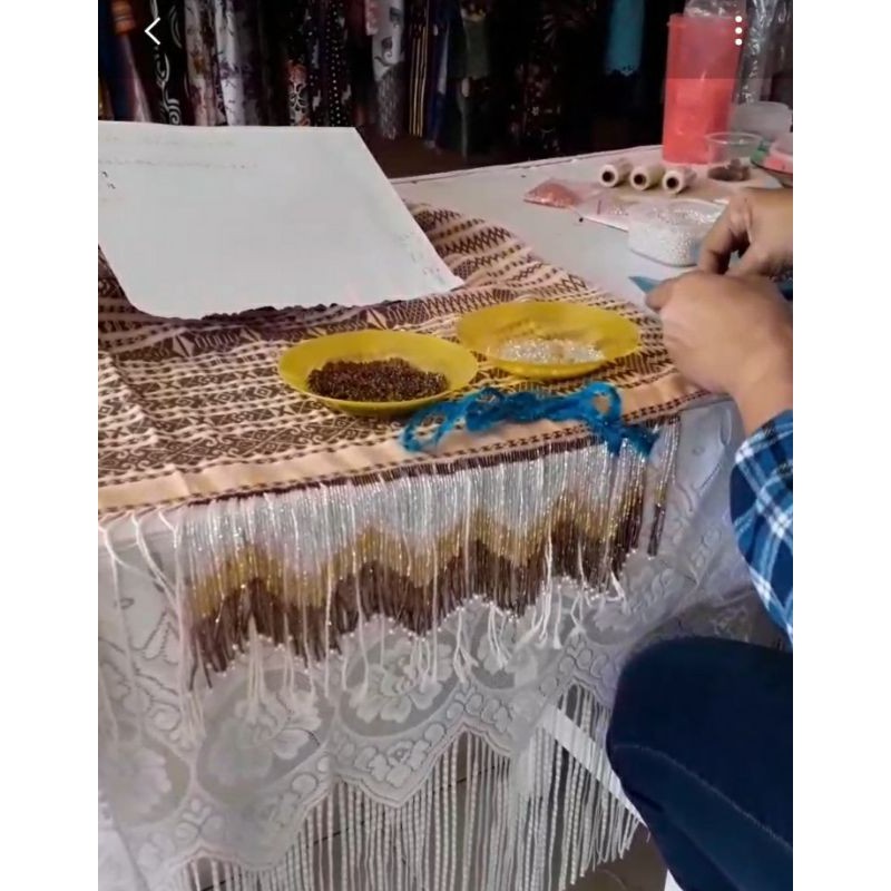 JASA PASANG PAYET RONCE SELENDANG SONGKET