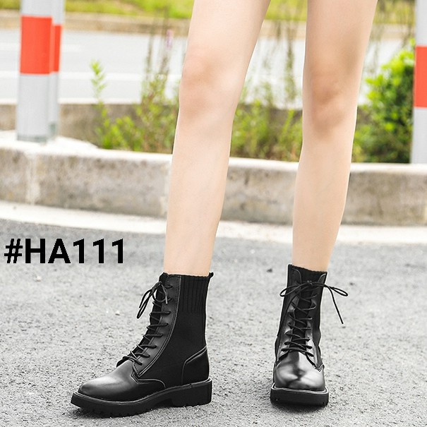  SEPATU  BOOTS  WANITA  HA111 STYLE KOREA IMPORT  BATAM  