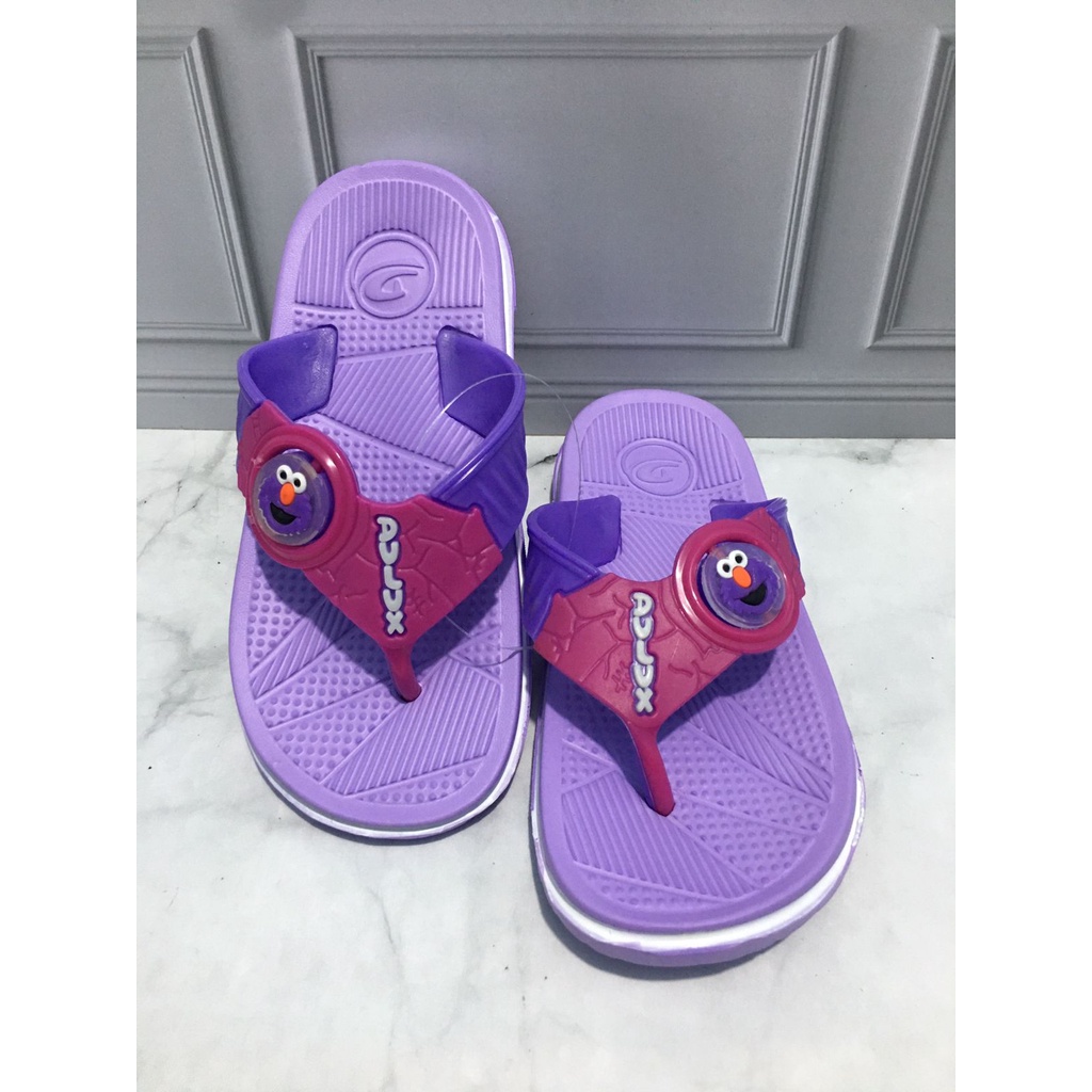 DX-293D-1 Sandal Jepit Karakter Elmo Anak Perempuan Merek Dulux Size 24-29