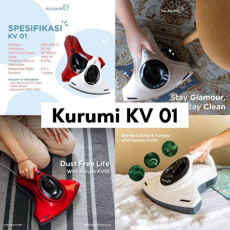 Kurumi UV Bed Vacuum kv01 yang TERBARU (Lampu UV bisa vertical dan horizontal) KV 01