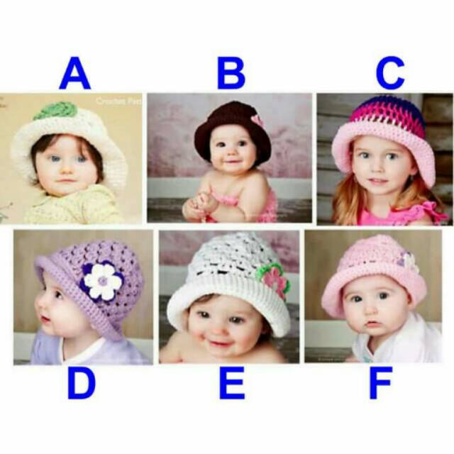 Topi Bayi Summer Petite Hat-- ALL SZ (FIT TO : 0-2T)