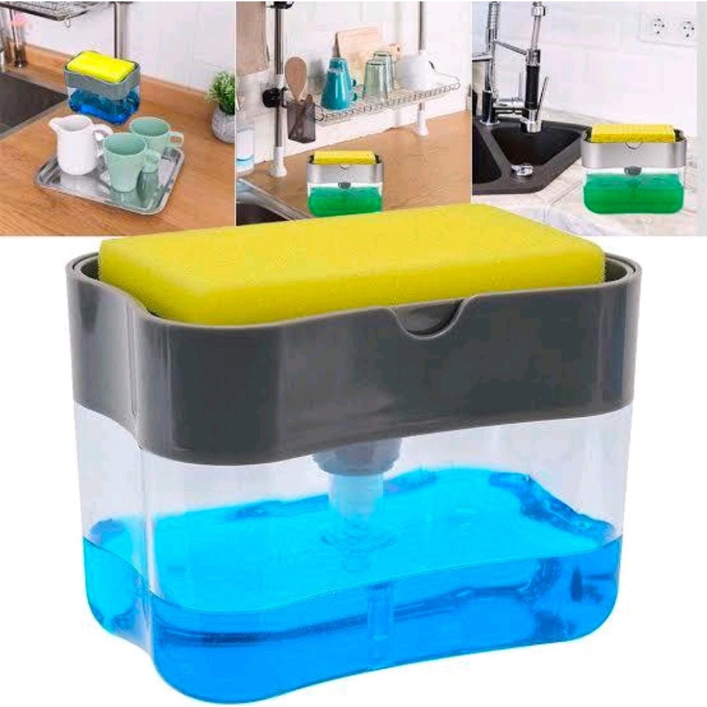 Tempat Sabun Cuci Piring / Dispenser Sabun Cuci Piring / Dispenser Sabun Spon Cuci Piring
