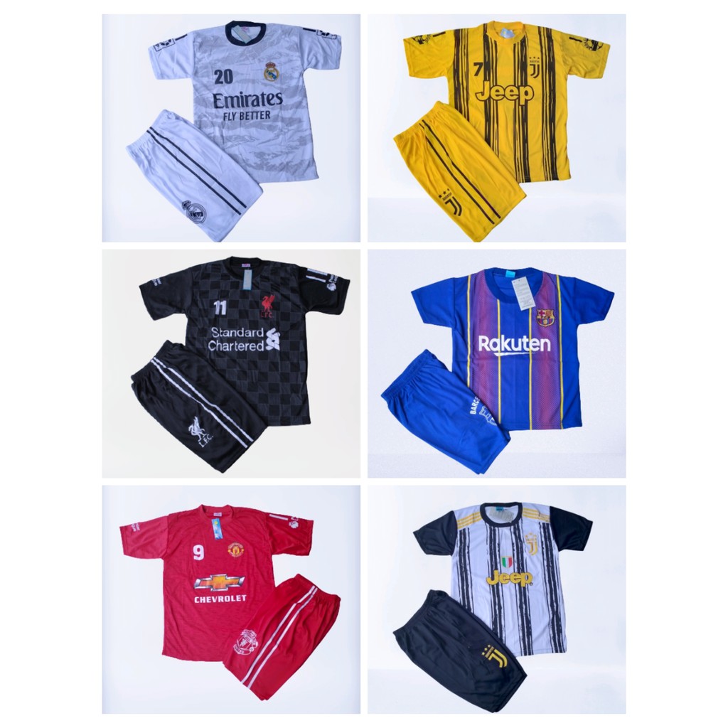 Setelan baju bola size jumbo