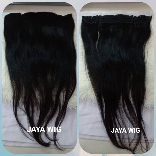 HAIRCLIP HUMAN HAIR /RAMBUT ASLI