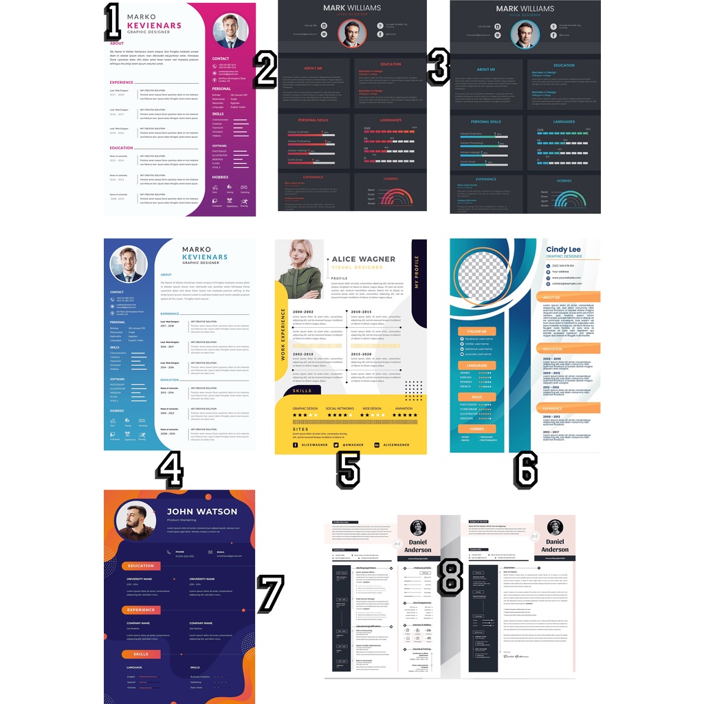 

Design dan Template CV (Curiculume Vitae) Professional dan Menarik