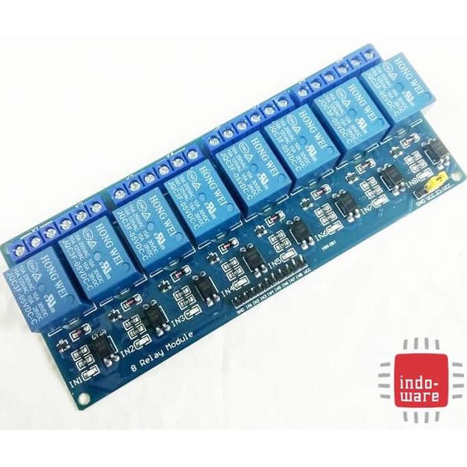 Modul Relay Optocoupler 8 Indoware Modul Relay 8 Channel Optocoupler Inwer2977 Original