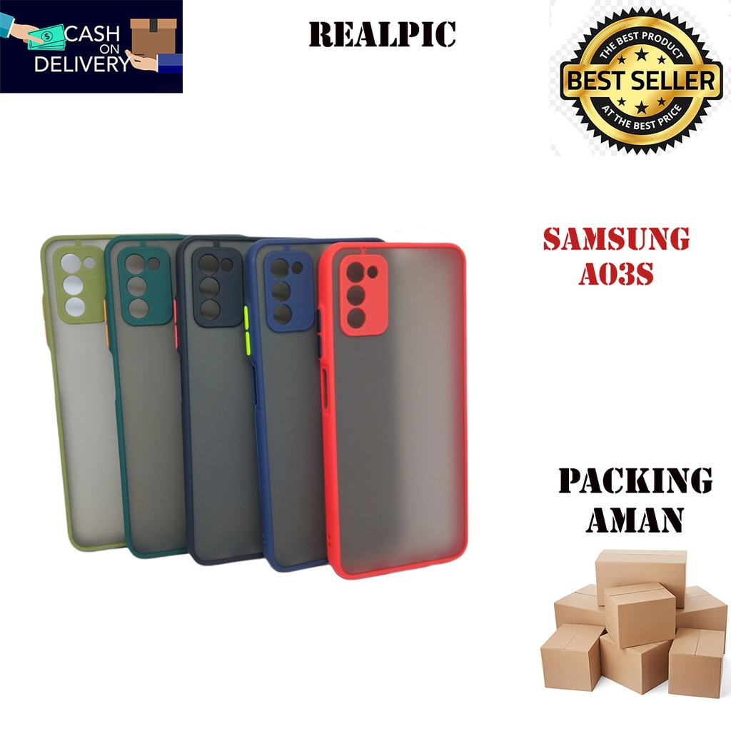 SOFTCASE SAMSUNG GALAXY A03S - CASE MATTE FULL COLOUR MY CHOICE BUMPER CASE PELINDUNG KAMERA