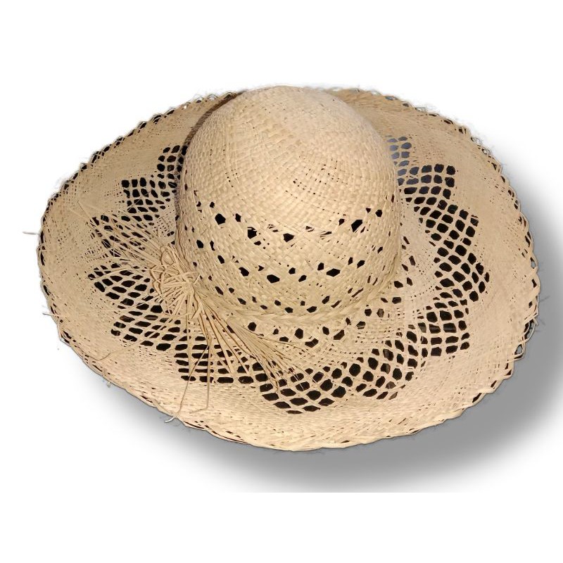 TOPI GADIS PANAMA MOTIF TOPI ETNIK