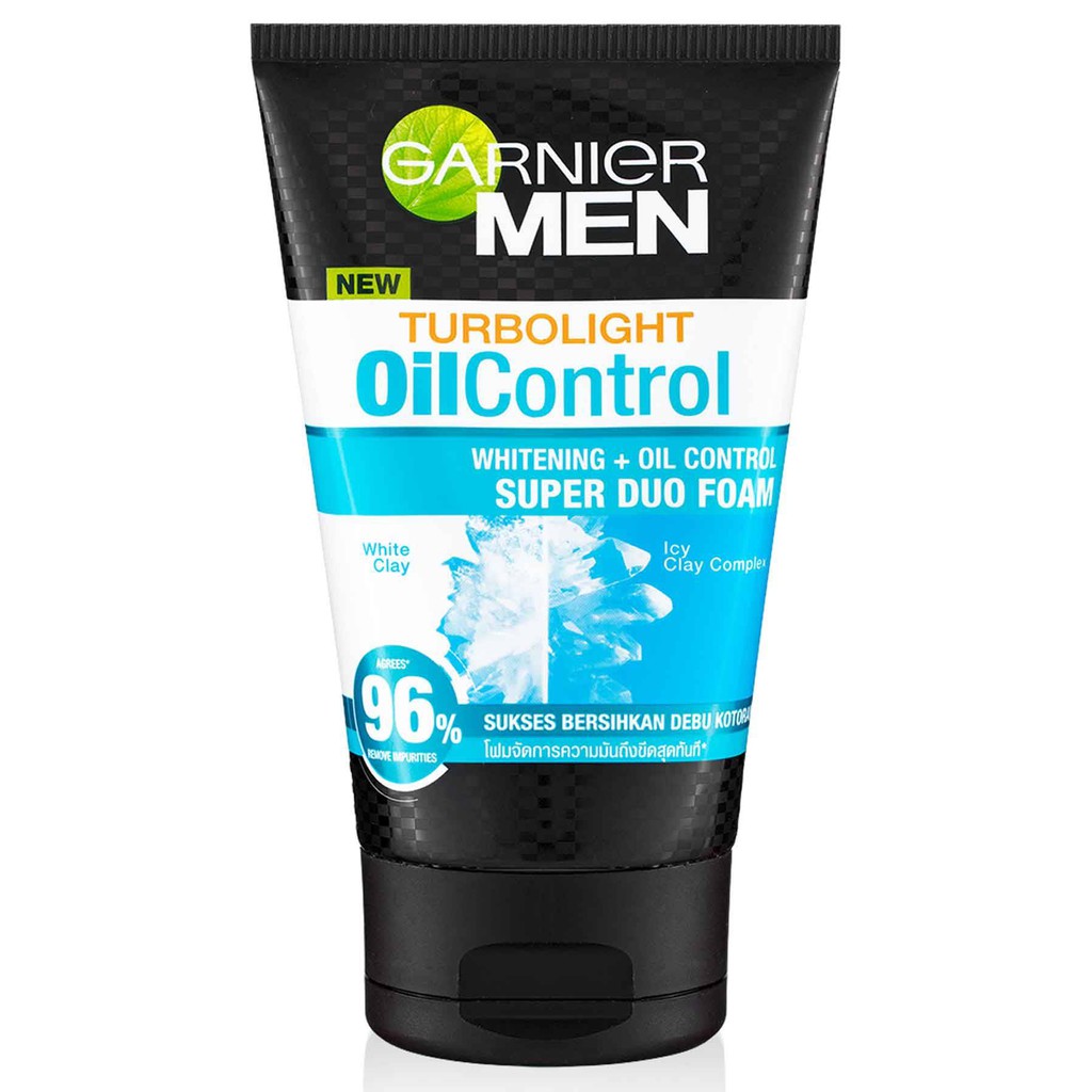 Garnier Men Turbolight Oil Control Super Duo Foam