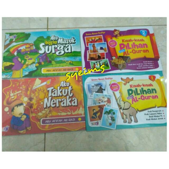 Paket buku anak-anak Surga - neraka dan kisah pilihan