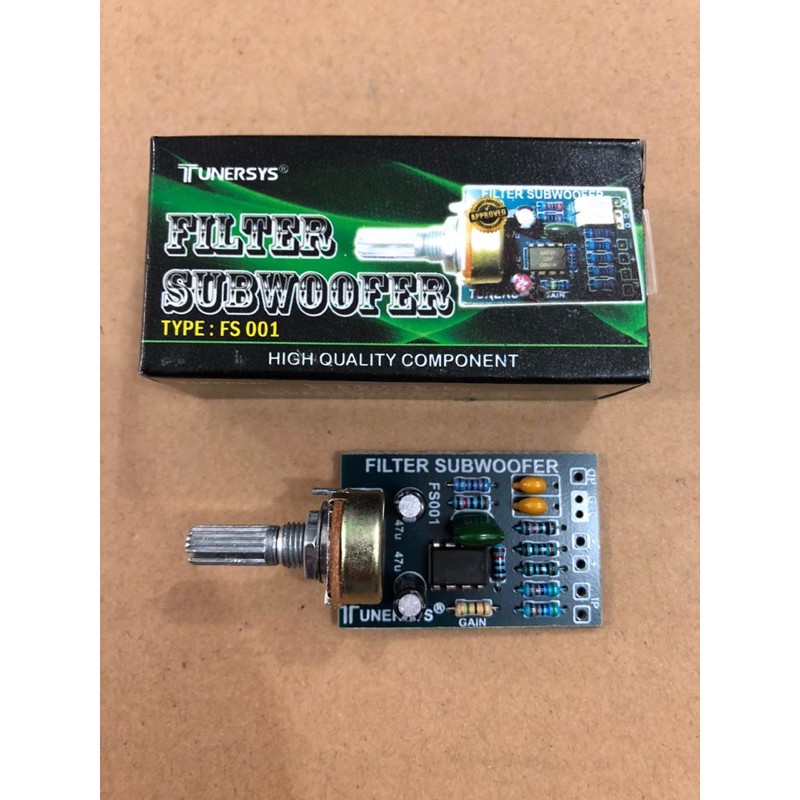Kit Filter Subwoofer 1 Potensio Tunersys