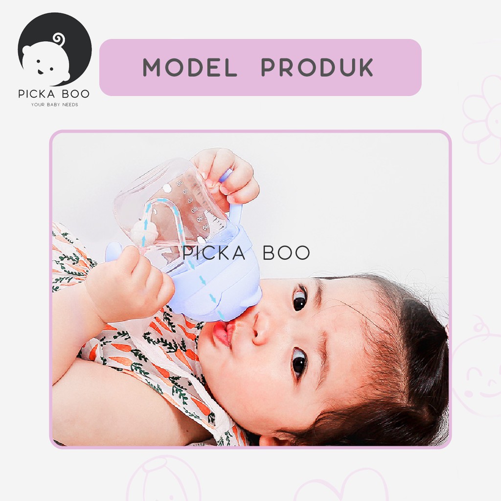 PICKA BOO Botol Gelas Minum Sedotan Anak Balita Botol Minum Bayi Gelas Anak Balita Training Cup Baby