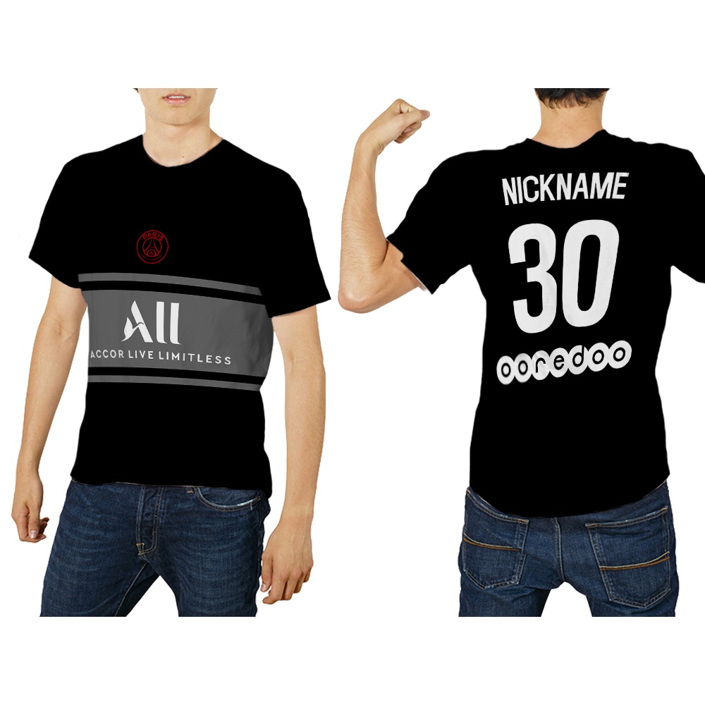 Nusaya - Jersey TERBARU PSG Paris Saint Germain Home Away 3RD 2021 2022 Custom Fullprint Bisa Tambah