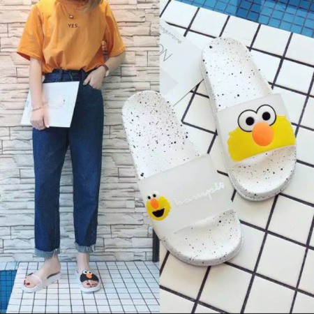 NunuLisaTan ELMO - Termurah Bayar Ditempat Sandal Sendal Baru Jelly ELMO