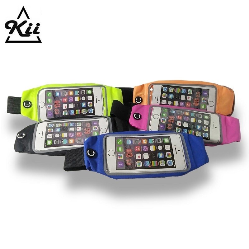 Tas Pinggang Handphone Waterproof - Tas Jogging Handphone Touch Screen