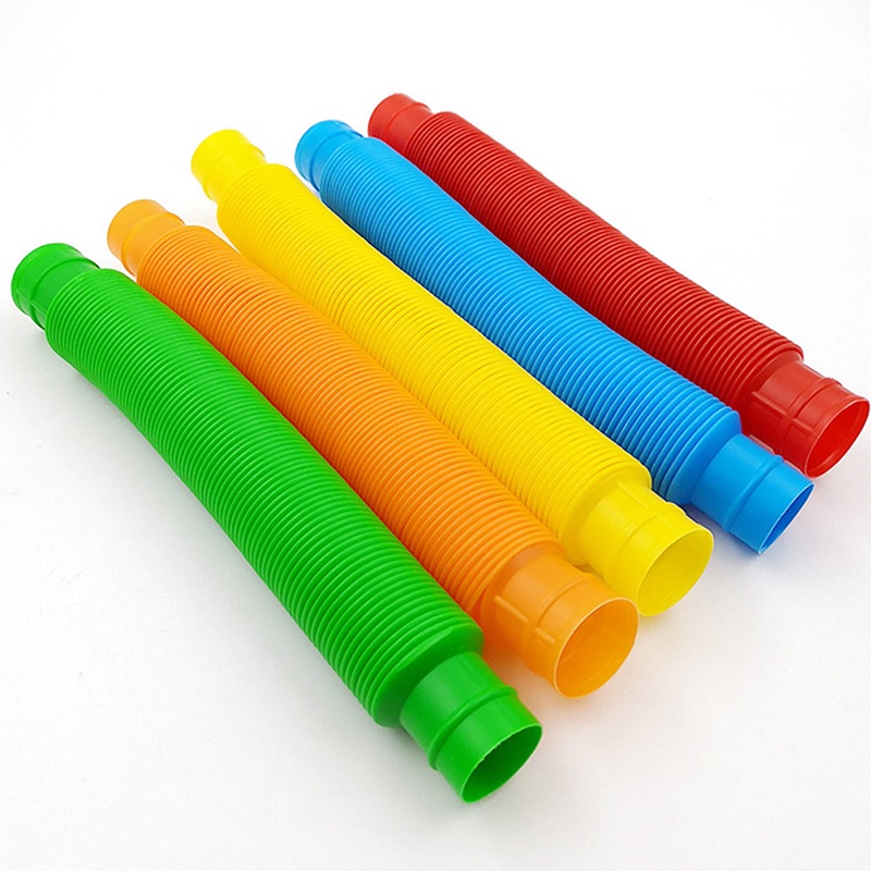 {LUCKID}Mini  Tubes Sensory Toy Stress Relieve Toys Kid Autism Anti Stress Toy