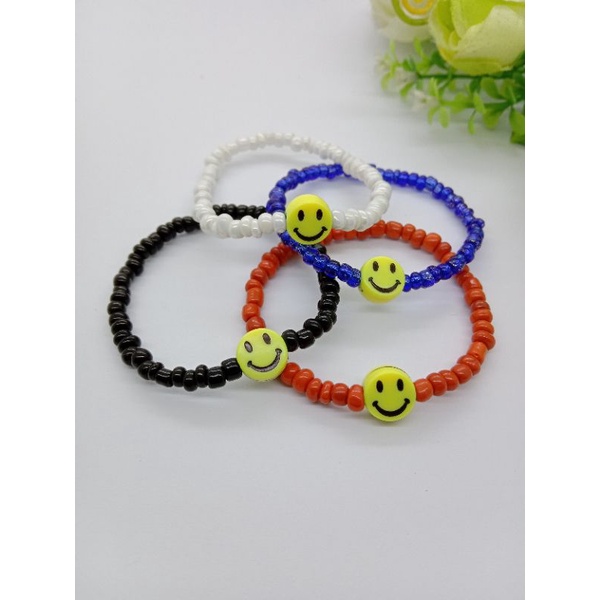 YASAFA GELANG anak manik smile beaded bracelet