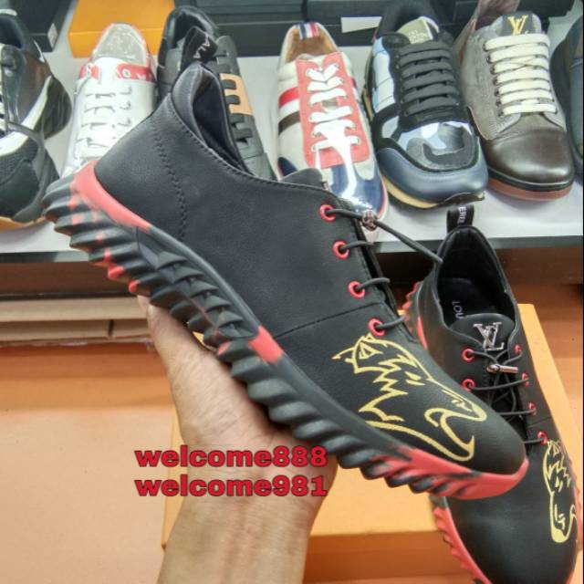 Sepatu sneakers lv qty mirror