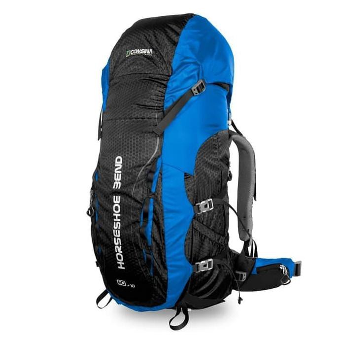 TAS RANSEL CARRIER CONSINA HORSESHOE BEND 60+10 LITER ORIGINAL - Black Blue