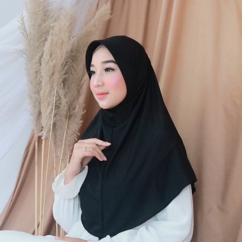 Jilbab Instan Hamidah Jersey Kerudung Olahraga Daily Termurah-1