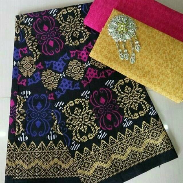 kain batik dan embos 166 kemeja batik kebaya brokat couple sarimbit seragam gamis diskon murah laris