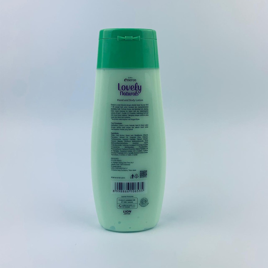 Emeron Lovely Naturals/Hand and Body Lotion Deep Caring GreenTea/200ml