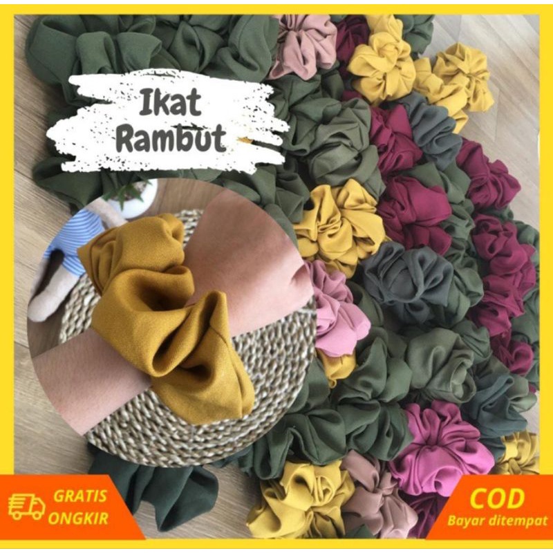 IKAT RAMBUT/CEPOL/scrunchie