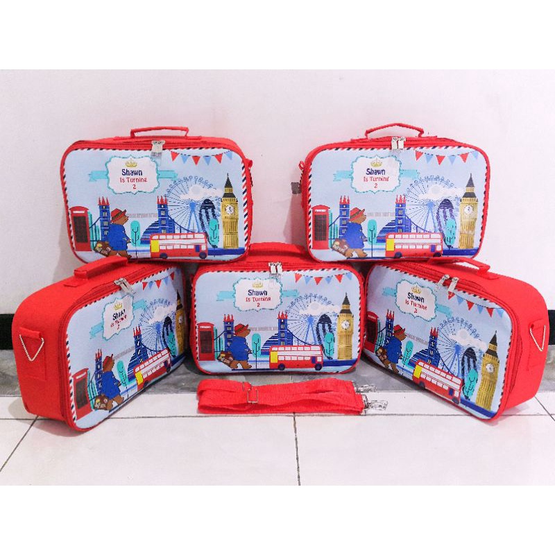 Tas mini koper gambar printing castem.free desain gambar plus foto