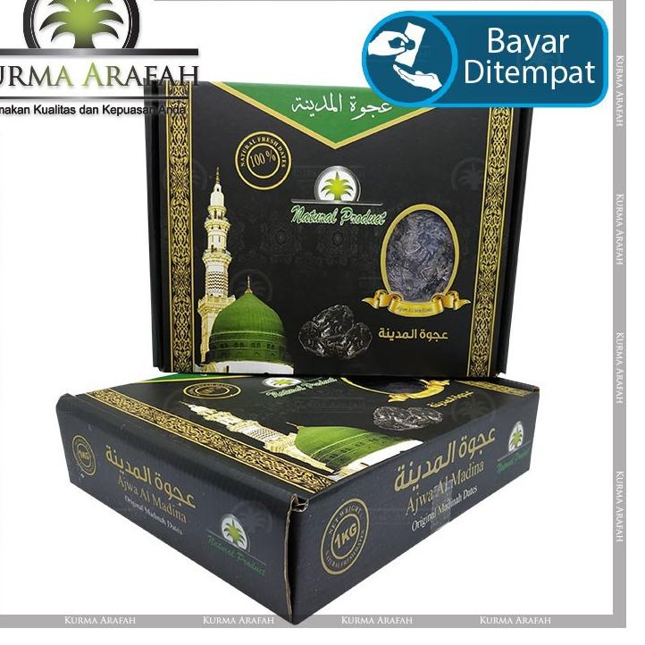 

【TERLARIS】 Kurma Ajwa Madinah 1kg