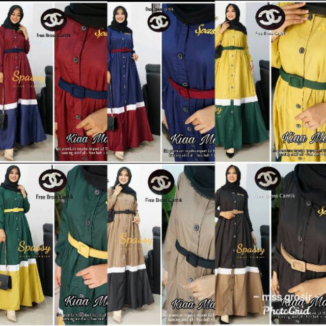 Maxy maxi dress kiaa renata toyobo tuyobo spassy uwais hijab sabina jaava chanel salsabila marzeta