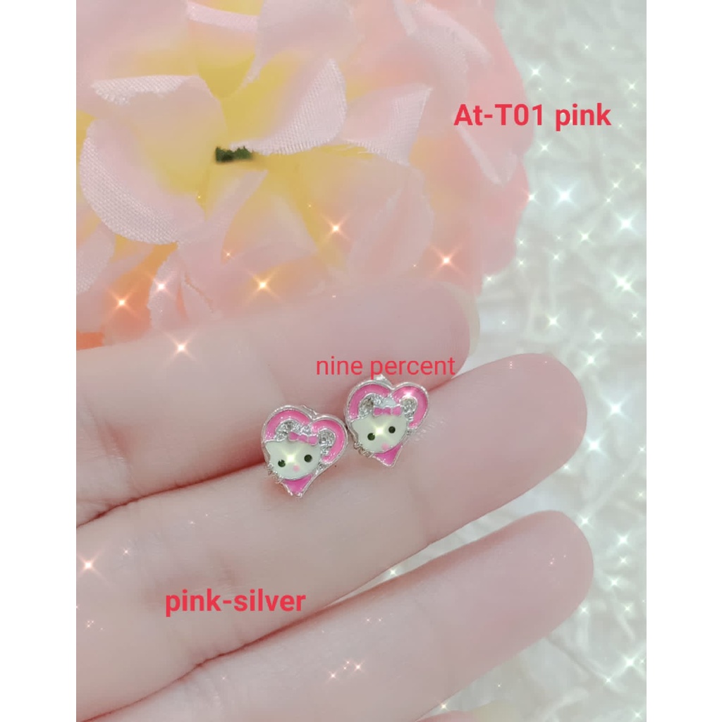 TERBARU ANTING TUSUK/ANTING STUD ANAK KARAKTER, ANTI KARAT DAN ANTI ALERGI/ ANTING ANAK HELLO KITTY