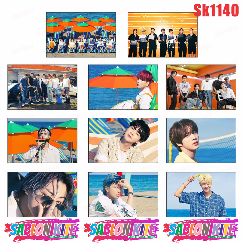 MURAH!!! FOTOCARD PHOTOCARD KPOP PERMISSION TO DANCE SK1140 1SET 11PCS