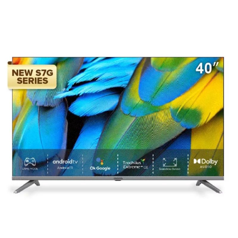 COOCAA 40S7G Led Tv 40 inch Smart Android 11.0 Full Hd Tv