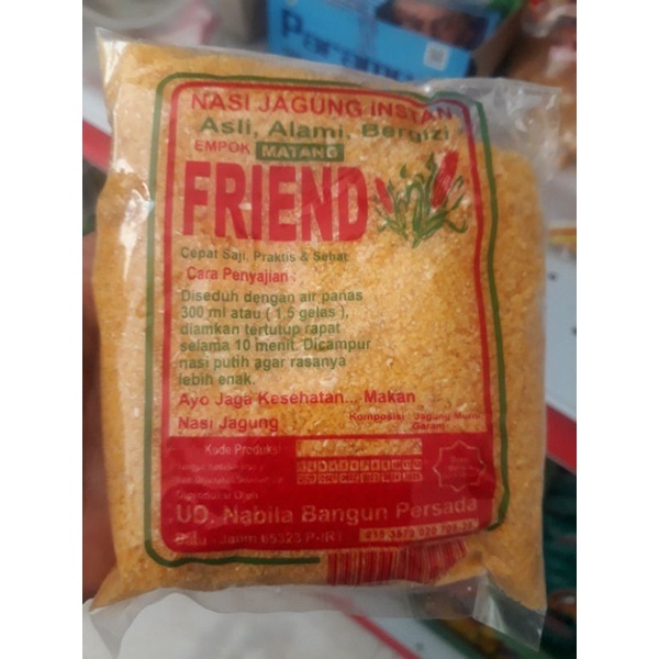 

nasi jagung instan praktis(empok instan)