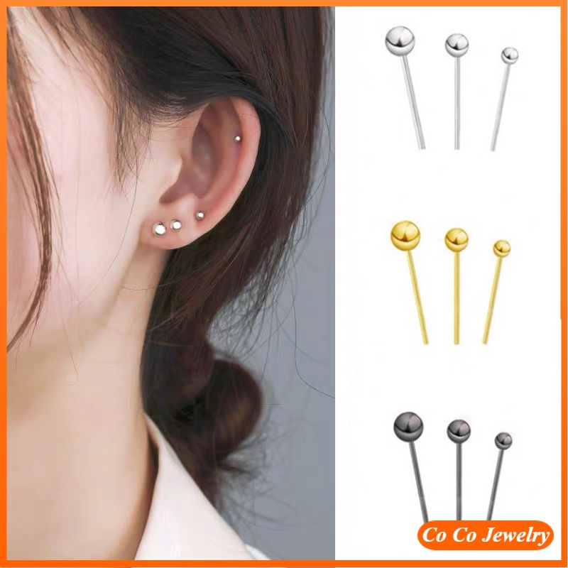 Anting Stud 925 Silver Serbaguna Untuk Aksesoris Wanita