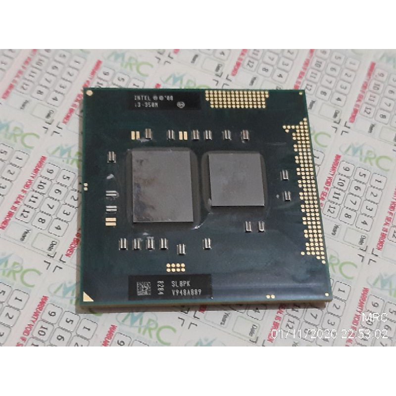 Processor Intel Core i3 350M / M350 Socket G1 / rPGA988A