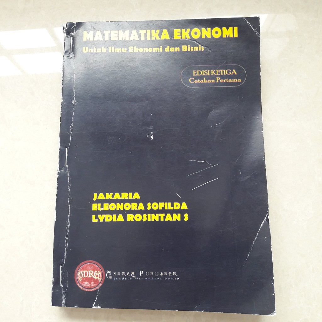 Preloved Buku Matematika Ekonomi Jakaria Eleonora