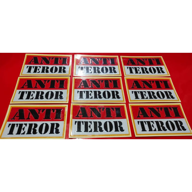 stiker ANTI TEROR